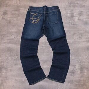 Y2K 2000's 00's G-Unit Embroidery Flair Bootcut Indigo Denim Jean's Pant's